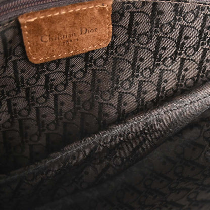 Christian Dior * Brown Pony Hair Saddle Handbag