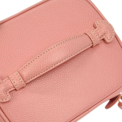 Chanel 2003-2004 Pink Caviar Timeless Vanity Handbag