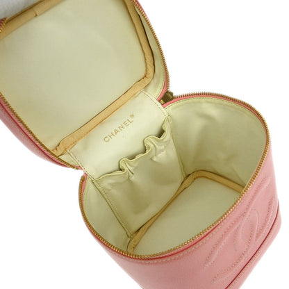 Chanel 2003-2004 Pink Caviar Timeless Vanity Handbag