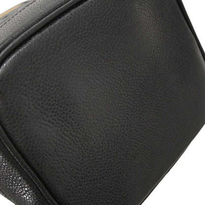 Chanel 1994-1996 Black Caviar Timeless Vanity Handbag