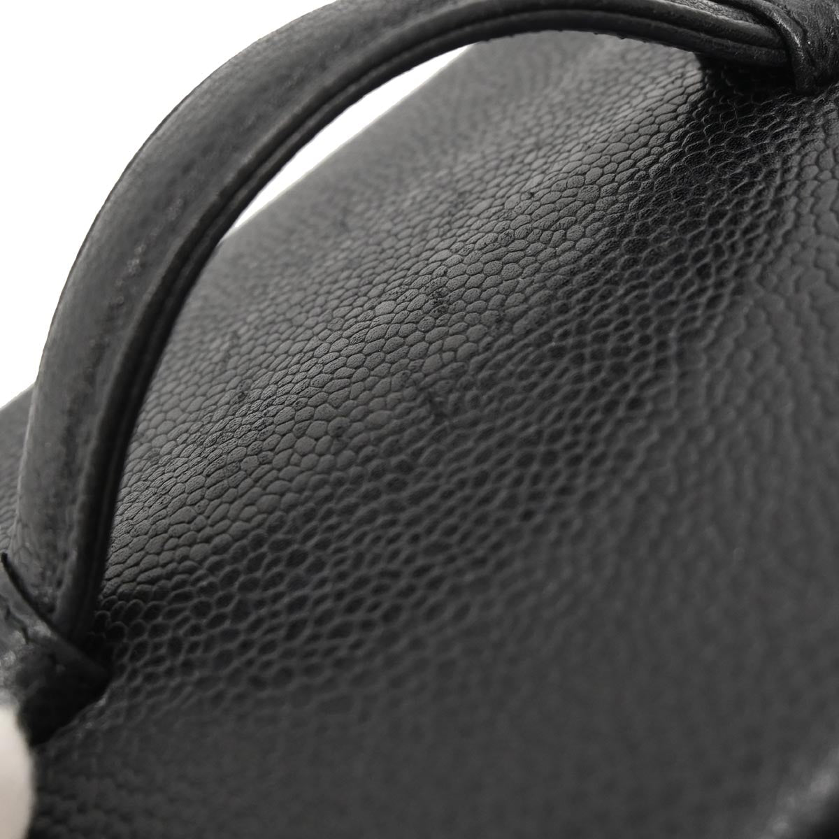 Chanel 1994-1996 Black Caviar Timeless Vanity Handbag