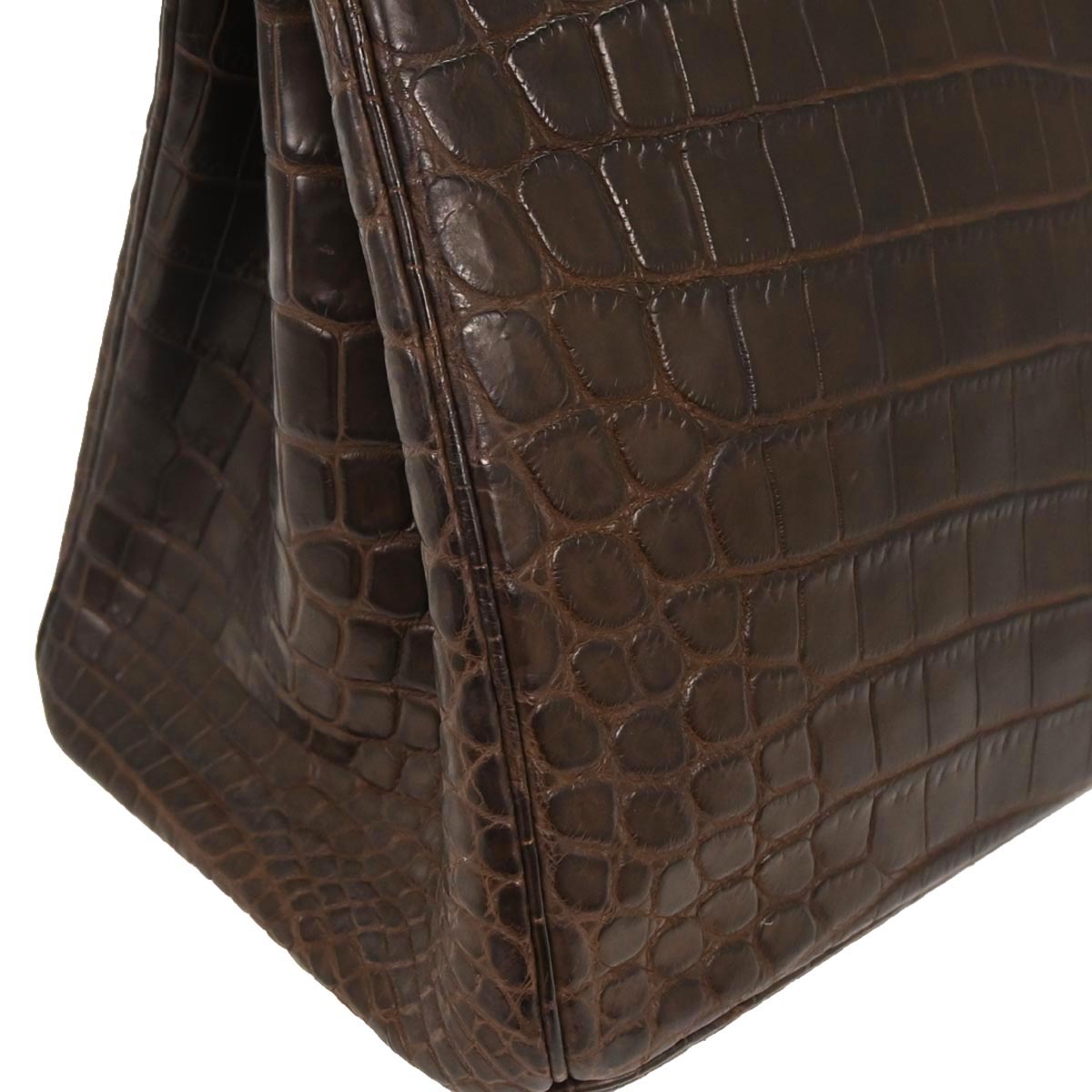 Hermes * Havane Matt Niloticus Birkin 30 Handbag