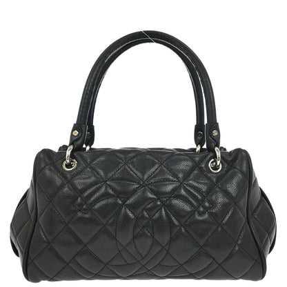 Chanel Black Caviar Timeless CC Bowler Bag