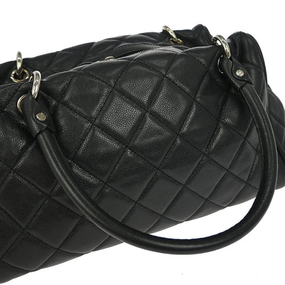 Chanel Black Caviar Timeless CC Bowler Bag