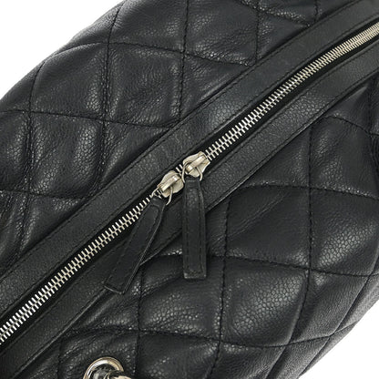 Chanel Black Caviar Timeless CC Bowler Bag