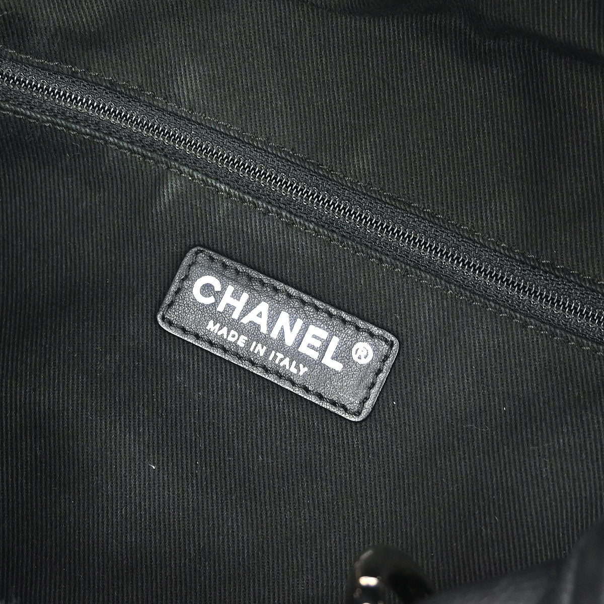 Chanel Black Caviar Timeless CC Bowler Bag