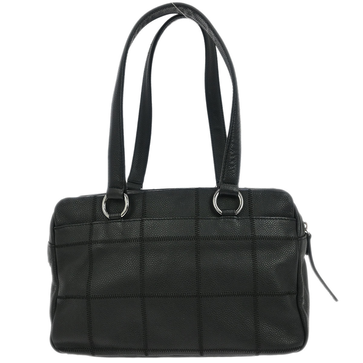 Chanel 2005-2006 Black Caviar Chocobar Handbag