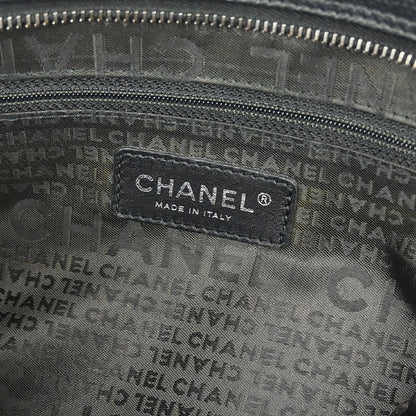 Chanel 2005-2006 Black Caviar Chocobar Handbag