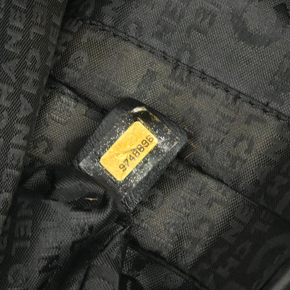 Chanel 2005-2006 Black Caviar Chocobar Handbag