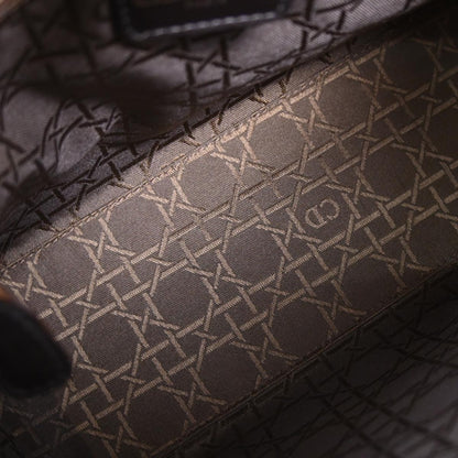 Christian Dior * Brown Pony Hair Lady Dior 2way Shoulder Handbag