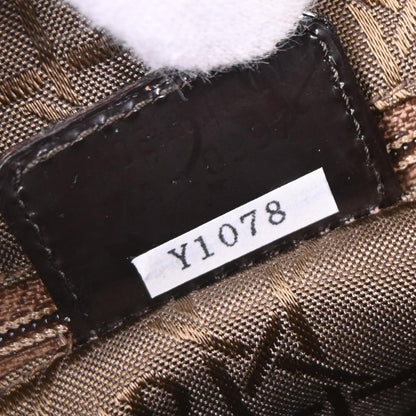 Christian Dior * Brown Pony Hair Lady Dior 2way Shoulder Handbag