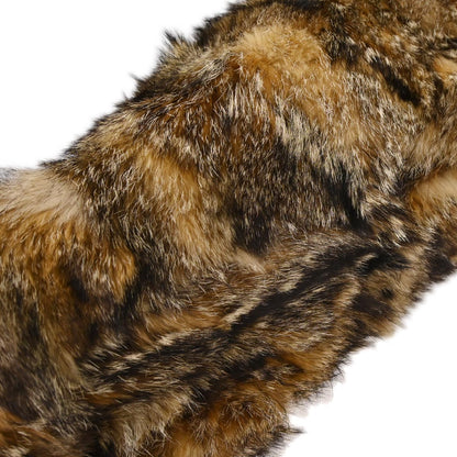 Gucci * Brown Fur Bamboo Handbag