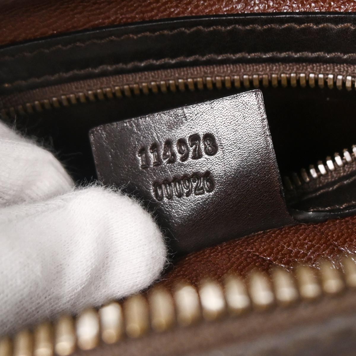 Gucci * Brown Fur Bamboo Handbag