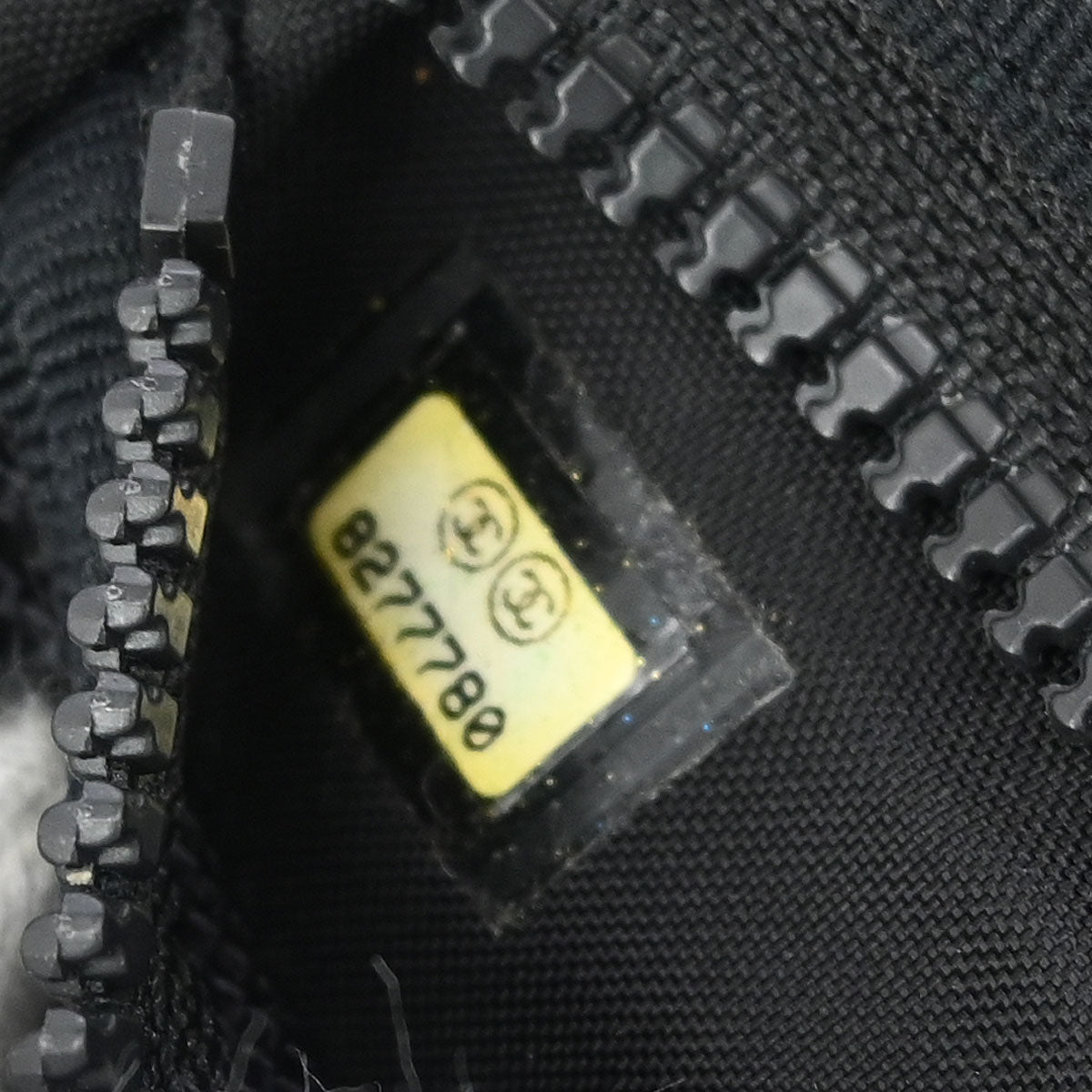 Chanel Black White Nylon Jacquard Travel Line Crossbody Bag