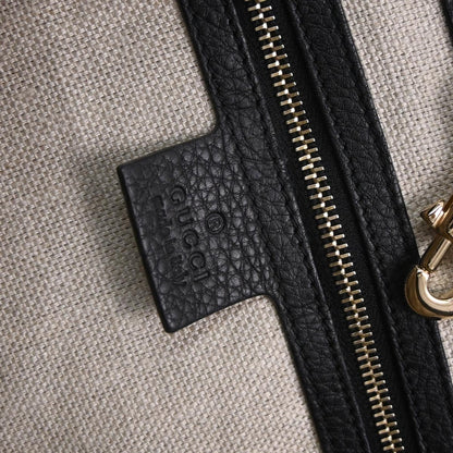 Gucci * Black Python Tote Bag