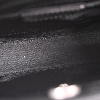 Christian Dior * White Black Pony Hair Satin Zebra Handbag