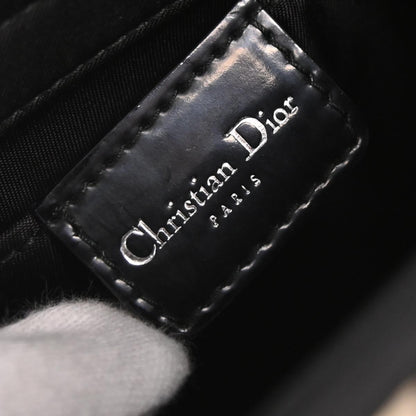 Christian Dior * White Black Pony Hair Satin Zebra Handbag