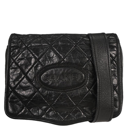 Chanel 2005-2006 Black Calfskin Shoulder Bag
