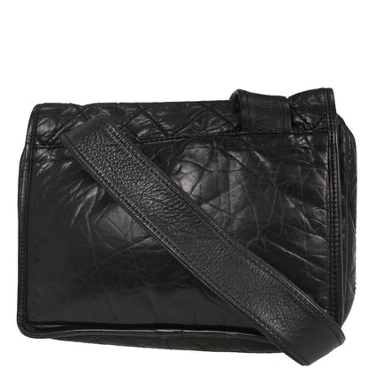 Chanel 2005-2006 Black Calfskin Shoulder Bag