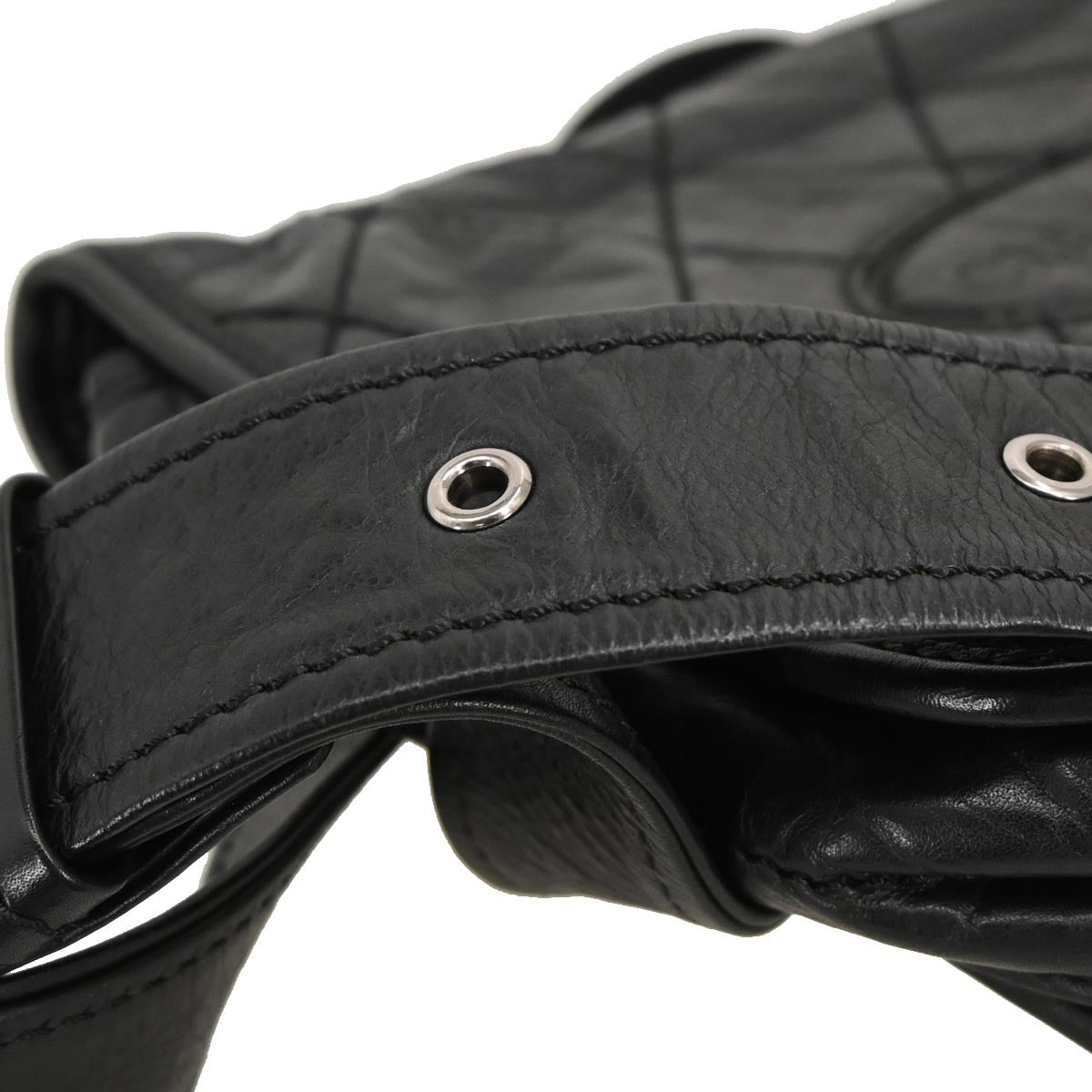 Chanel 2005-2006 Black Calfskin Shoulder Bag