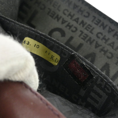 Chanel Brown Tweed Mademoiselle Lock Handbag