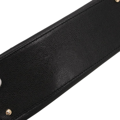 Chanel 2002-2003 Black Calfskin Tote Handbag