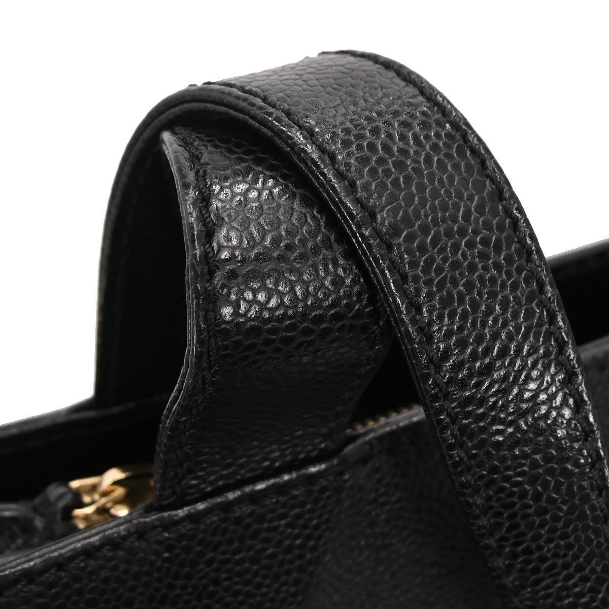 Chanel 2002-2003 Black Calfskin Tote Handbag