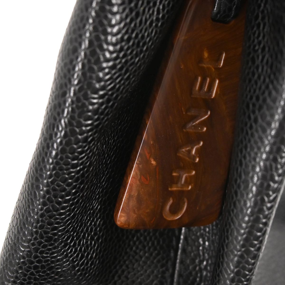 Chanel 2002-2003 Black Calfskin Tote Handbag