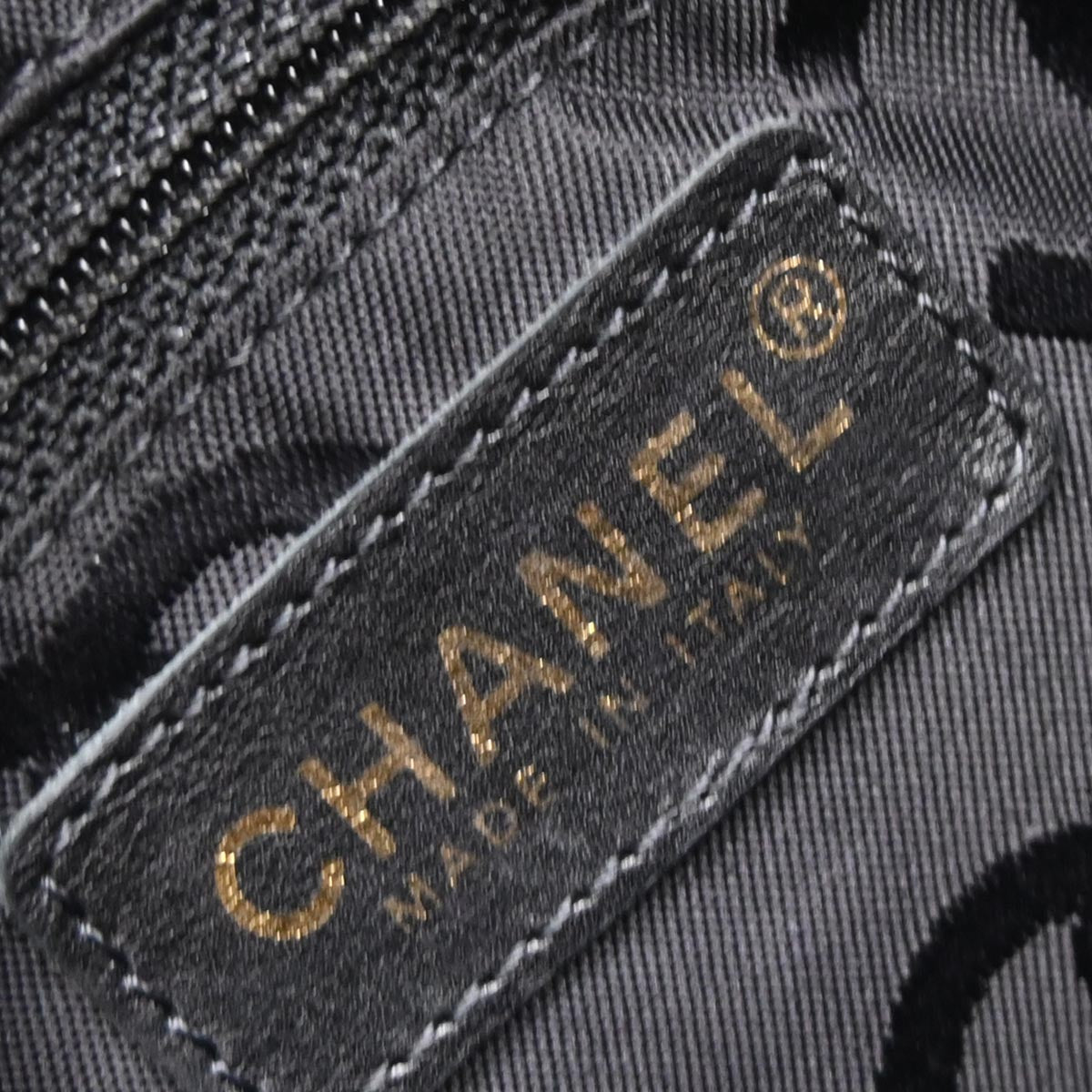 Chanel 2002-2003 Black Calfskin Tote Handbag