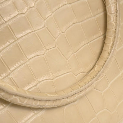 Loewe * Off-white Crocodile Amazona 36 Handbag