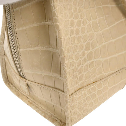 Loewe * Off-white Crocodile Amazona 36 Handbag