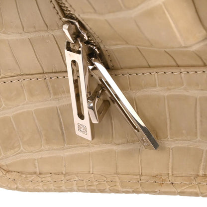 Loewe * Off-white Crocodile Amazona 36 Handbag