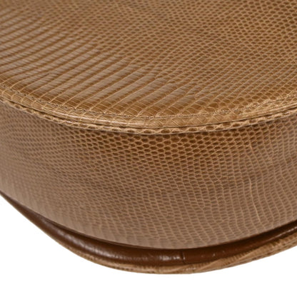 Yves Saint Laurent * Brown Lizard Shoulder Bag