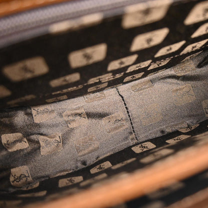 Yves Saint Laurent * Brown Lizard Shoulder Bag