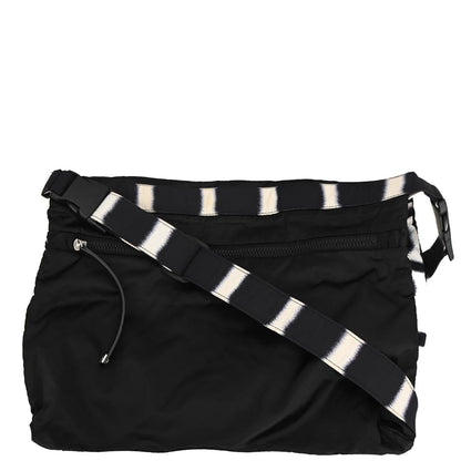 Chanel 2006-2008 Black Nylon Sport Line Reversible Shoulder Bag