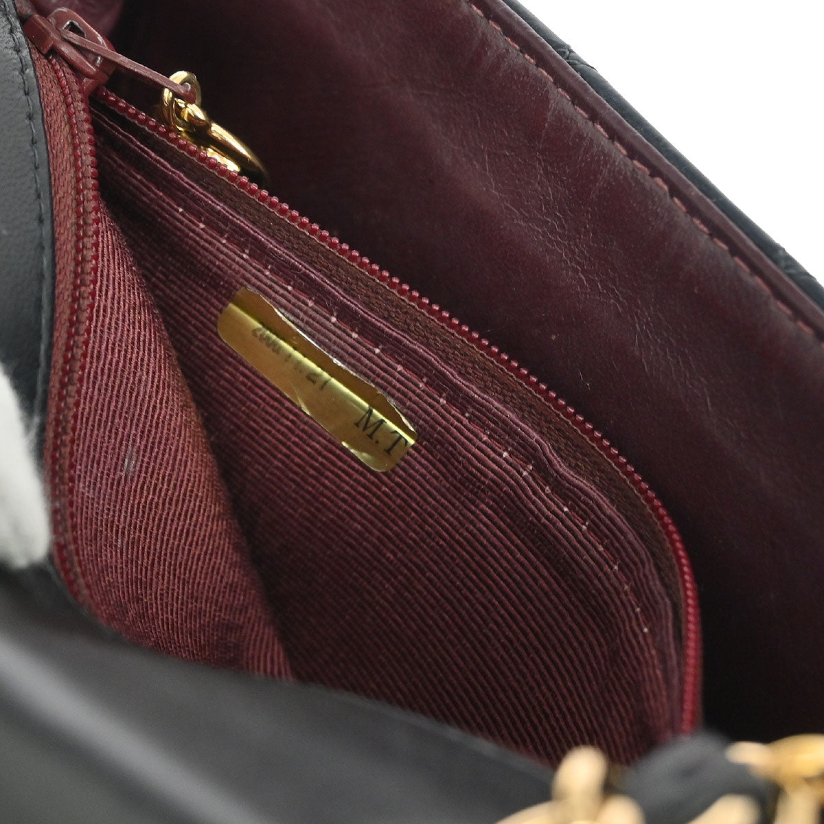 Chanel 2003-2004 Black Lambskin Mini Classic Square Flap Shoulder Bag