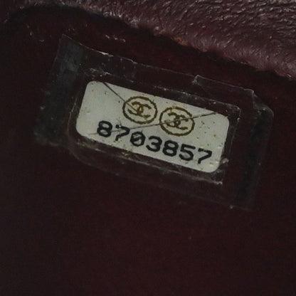 Chanel 2003-2004 Black Lambskin Mini Classic Square Flap Shoulder Bag