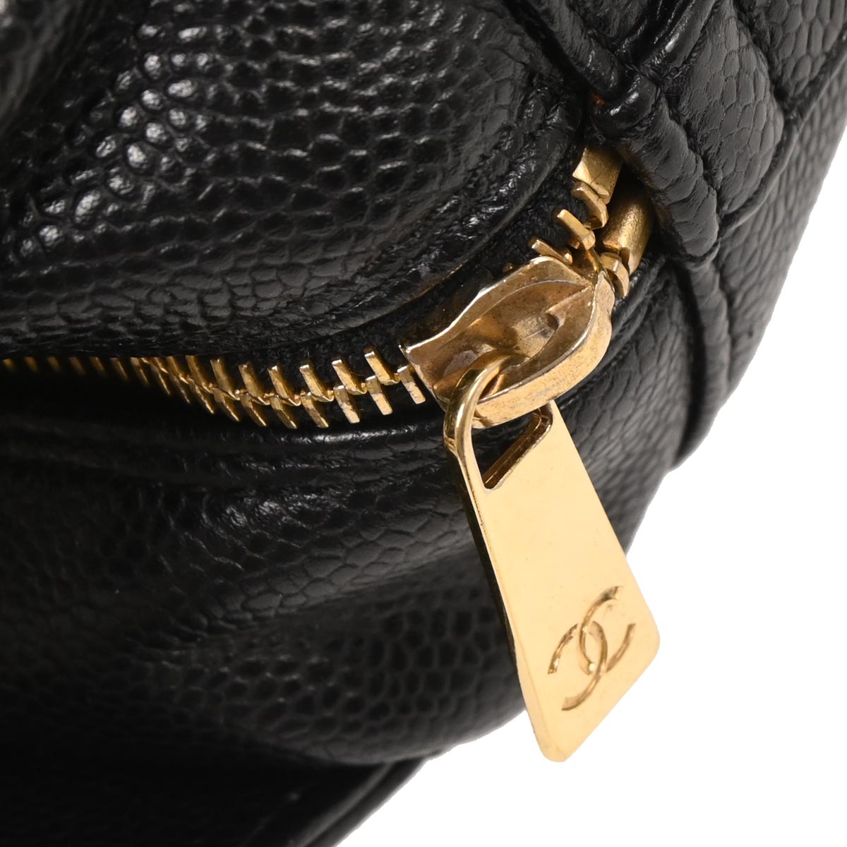 Chanel Black Caviar Petite Timeless Tote PTT Chain Handbag