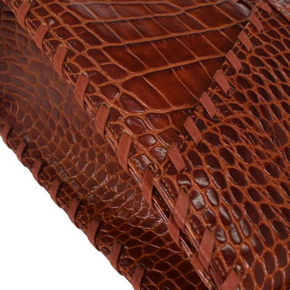 Yves Saint Laurent * Brown Leather Handbag