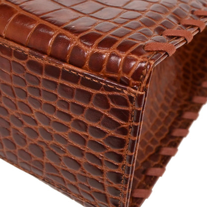 Yves Saint Laurent * Brown Leather Handbag