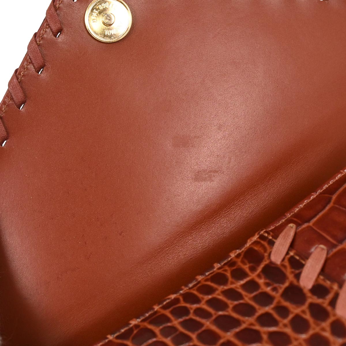 Yves Saint Laurent * Brown Leather Handbag