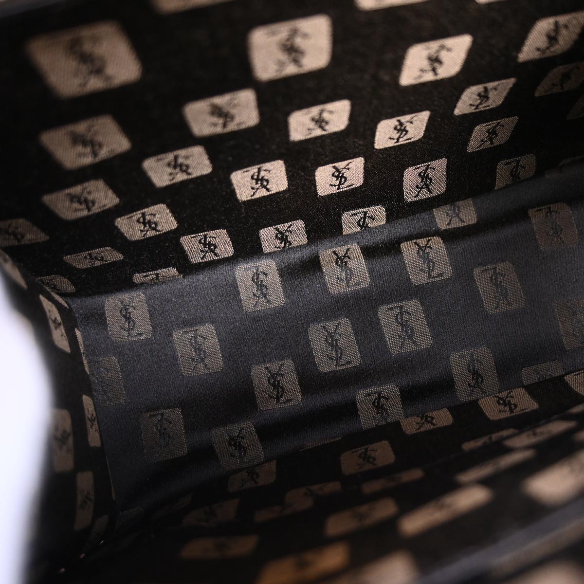 Yves Saint Laurent * Brown Leather Handbag