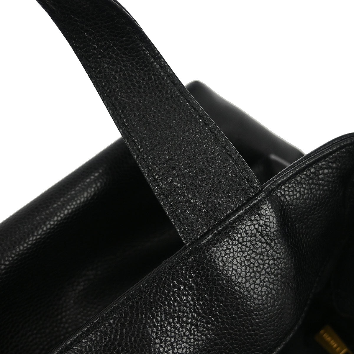 Chanel Black Caviar 2way Shoulder Tote Bag