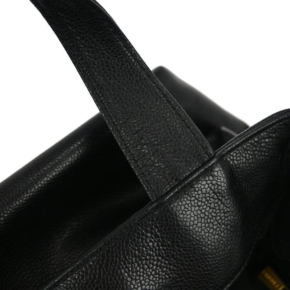 Chanel Black Caviar 2way Shoulder Tote Bag
