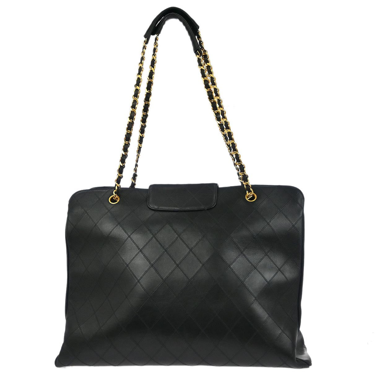 Chanel Black Lambskin Bicolore Supermodel Shoulder Bag