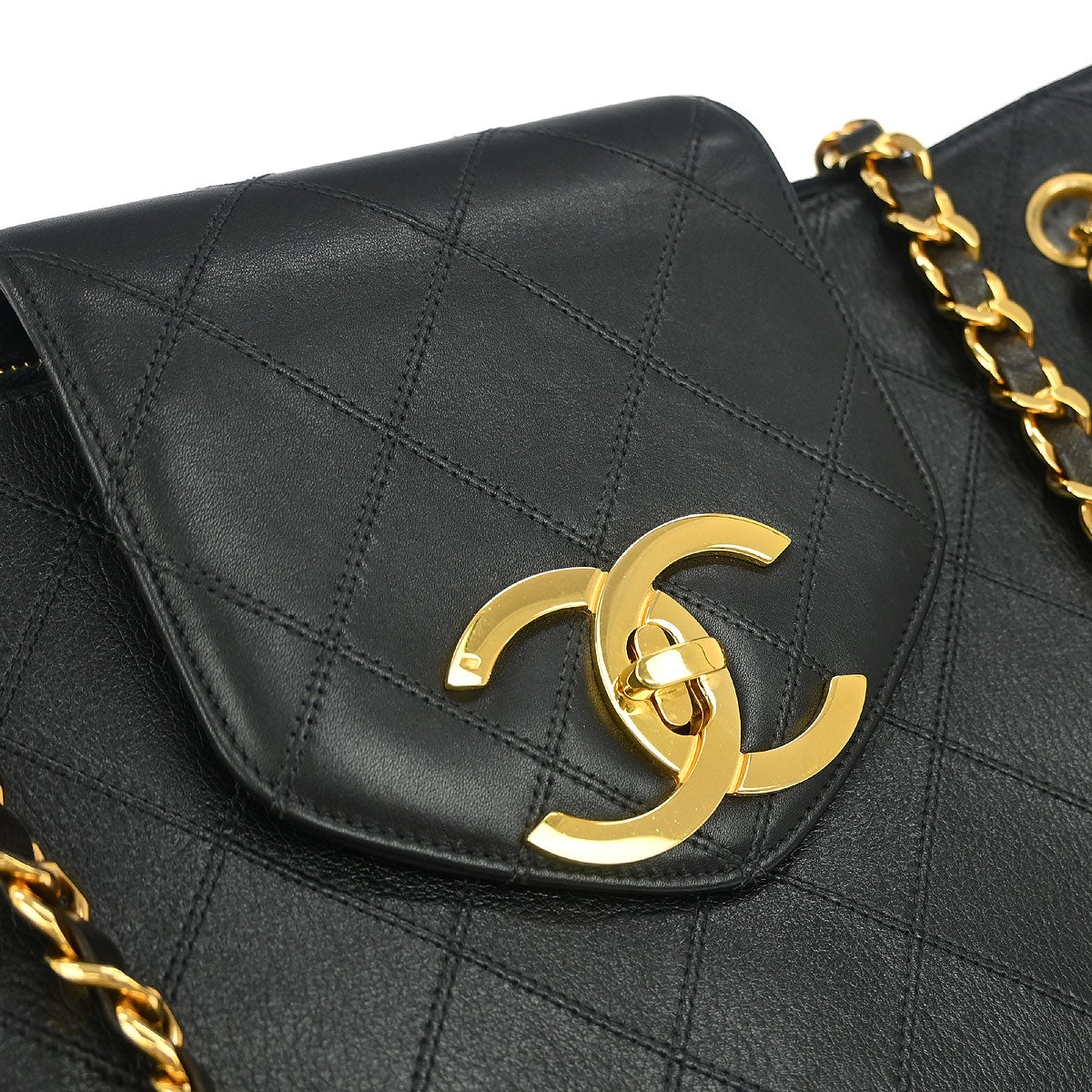 Chanel Black Lambskin Bicolore Supermodel Shoulder Bag