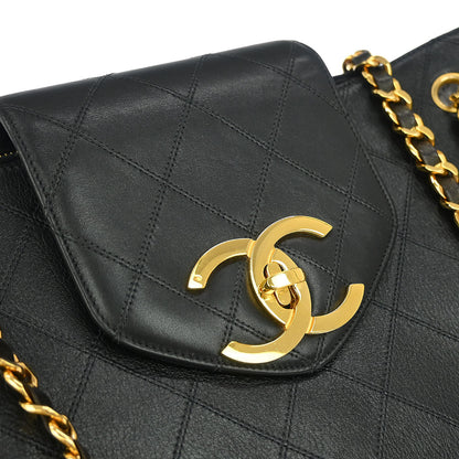Chanel Black Lambskin Bicolore Supermodel Shoulder Bag