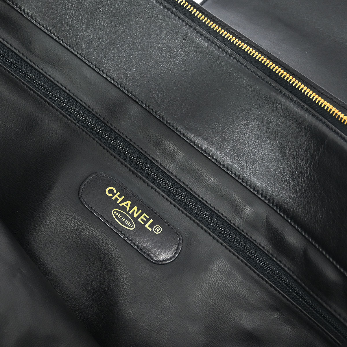 Chanel Black Lambskin Bicolore Supermodel Shoulder Bag