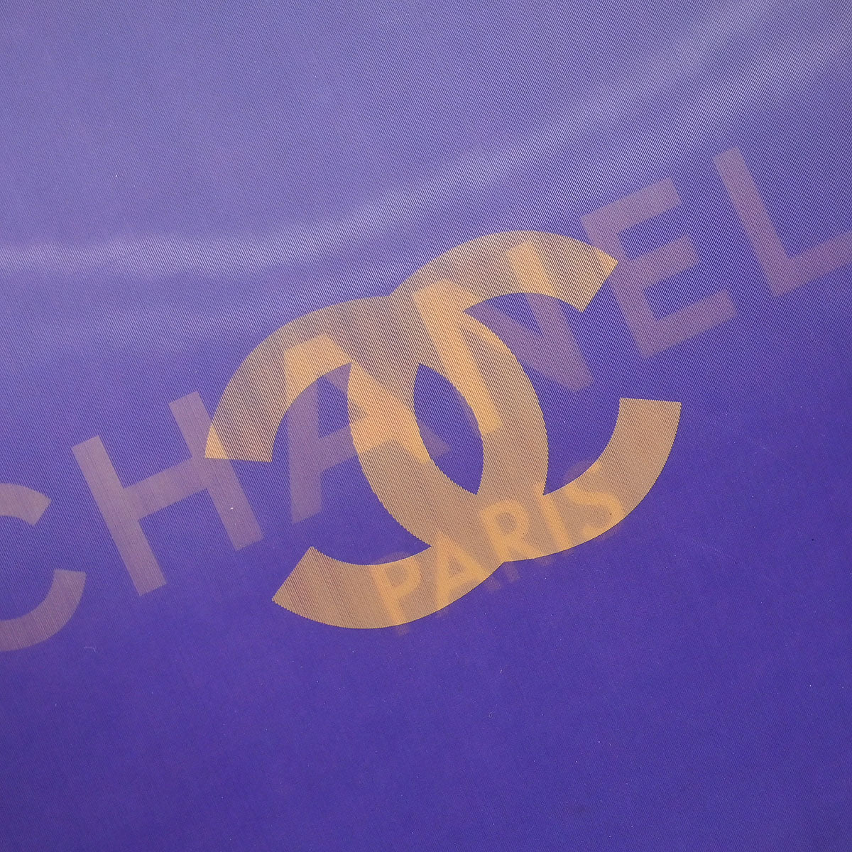 Chanel 2000-2002 Purple PVC Holographic Tote Bag