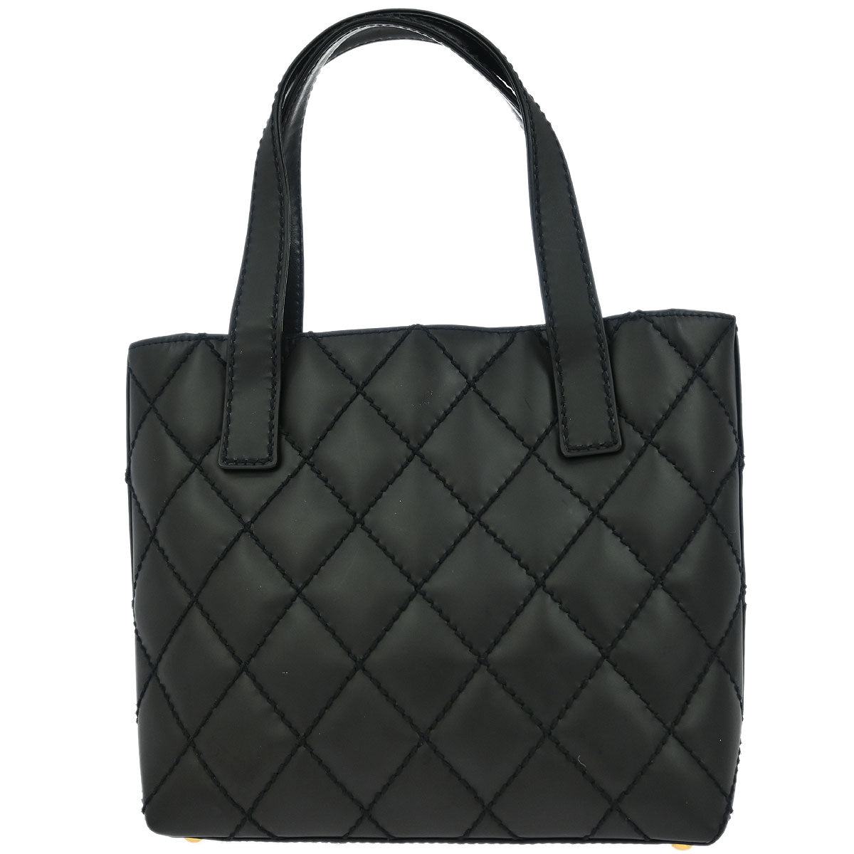 Chanel Black Calfskin Wild Stitch Tote Bag